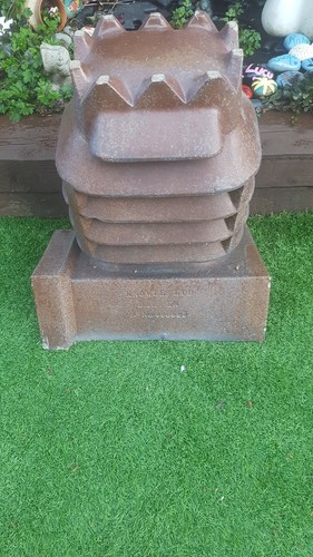 Antique old glazed chimney - antique,