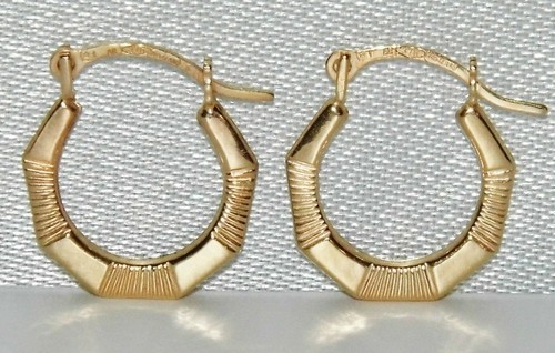 9ct gold creole hoop - hoop, earrings