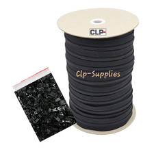 Black Continuous Zip No 7