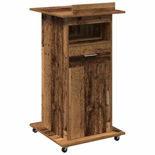 Podium with drawer shelf - with,