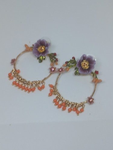 Les nereides hooped flower - hooped,