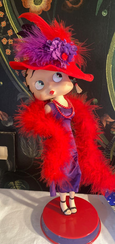 Vintage betty boop red hat - red,