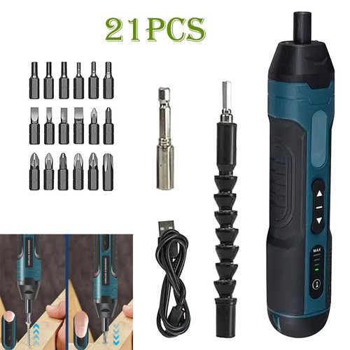 Electric cordless screwdriver - cordless,