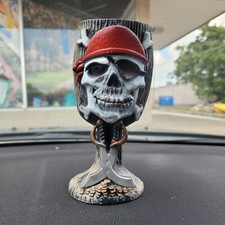 Pirate wine Goblet, perfect for your Pirate costume, very interesting detail