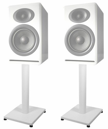 Pair steel white - pair, stands