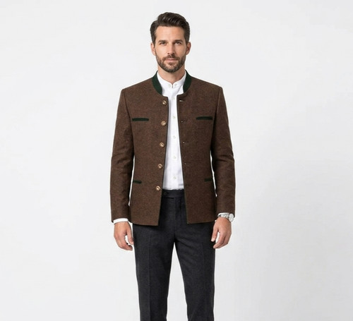 Men german bavarian jacket - german,