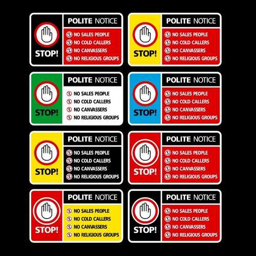 Stop cold calling - calling, door