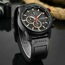 Men Leather Aviator Military