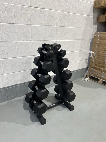 Hex dumbbell 5kg set - hex, 2.5-17.5kg