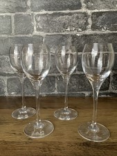 Vintage Rosenthal Clear Top Quality Crystal Liqueur Glasses Set of 4