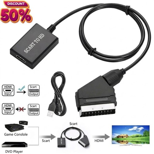 Scart hdmi converter - scart,