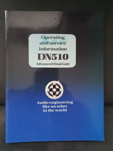 Klark teknik dn510 - dn510, operating