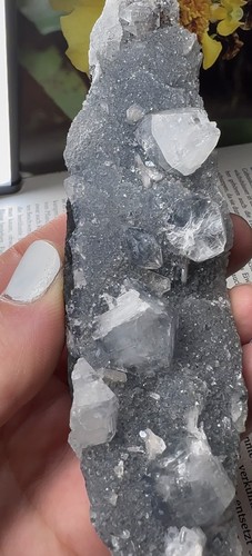 Apophyllite blue chalcedony - on,