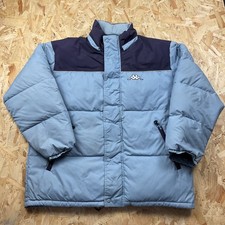 Vintage 1990s Kappa Duck Down Puffer Jacket Blue XL