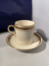 CORONA WARE COFFEE CUP& Saucer  MADE S.HANCOCK & SONS RARE
