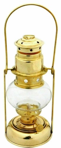 Lamp brass oil lantern - lamp,