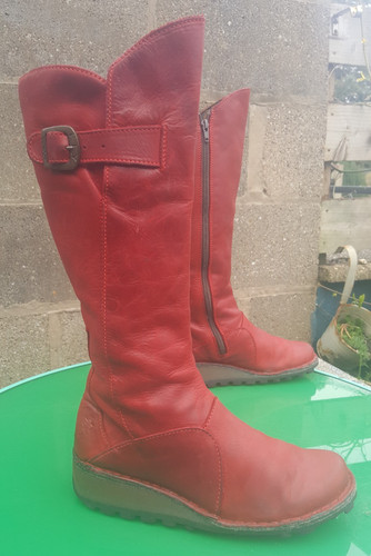 Fly london mol red - london, 2"