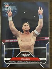 2025 Topps Now WWE #25 John Cena Elimination Chamber