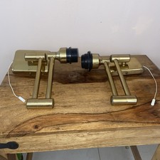 Pair of Vintage 1980s  Brass