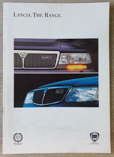 Lancia range brochure 1992 - range,