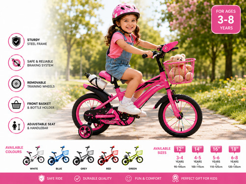 Inch kids bike - 14, 16