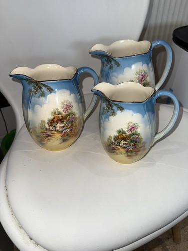 Falcon ware cottage scene - ware, 3