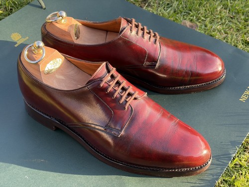 John lobb derby shoe burgundy - john,