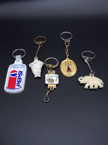 Vintage keychain lot - lot, pepsi