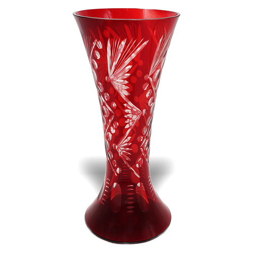 Bohemia crystal czech vase - bohemia, –