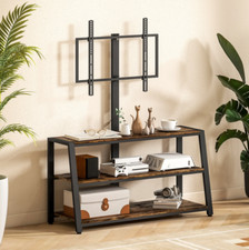 Floor TV Stand Rustic Media