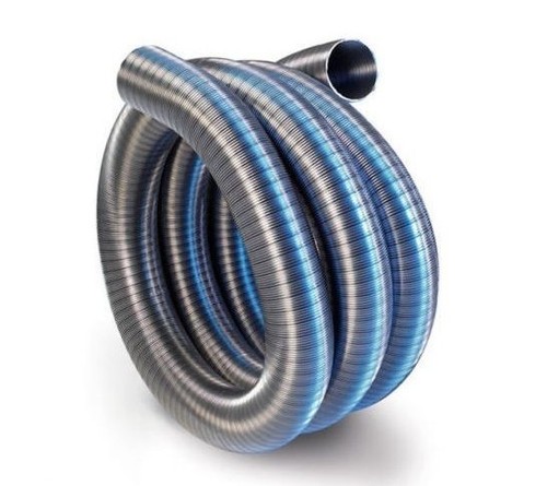 Stainless steel flexible flue - stainless,