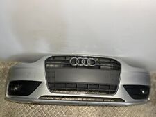 2012 AUDI A4 COMPLETE FRONT BUMPER WITH PARKING SENSORS & FOG LIGHTS SILVER