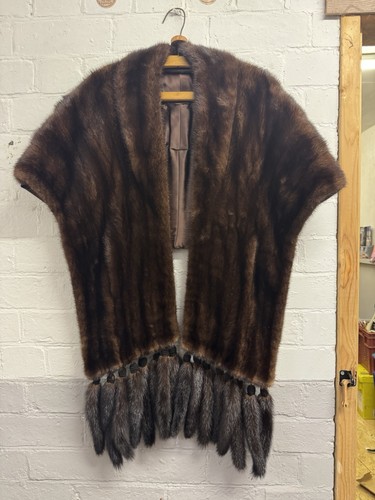Vintage genuine mink fur - mink, stole