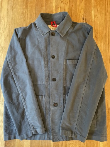 Aubin blue moleskin chore - aubin,
