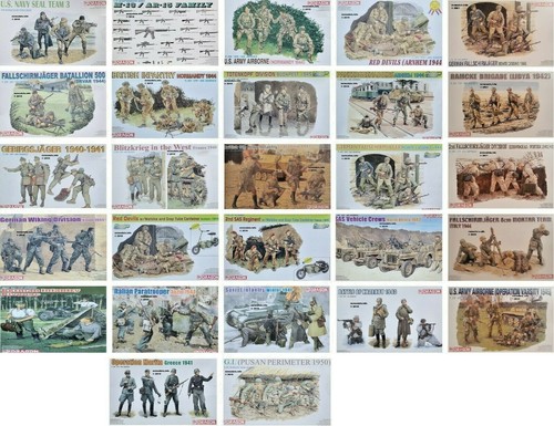 Dragon military figures - dragon,