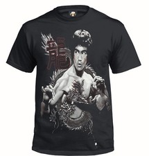 BRUCE LEE DRAGON BLACK T-Shirt/Enter The Dragon/Martial Arts/Unisex/Gift/Top 