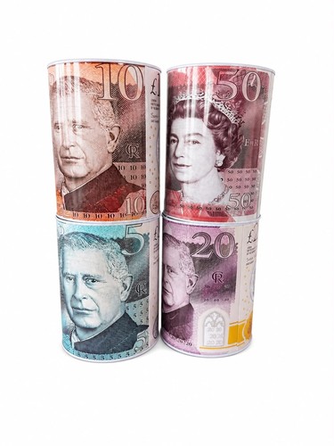 Money box tin - money, £10