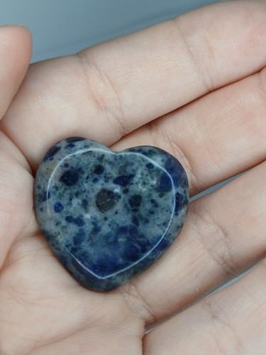 Sodalite small 3cm - 3cm, heart