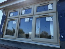 2 x Pebble Grey RAL7032 UPVC