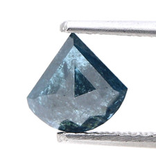 0.79ctw ANTIQUE FAN SHAPE