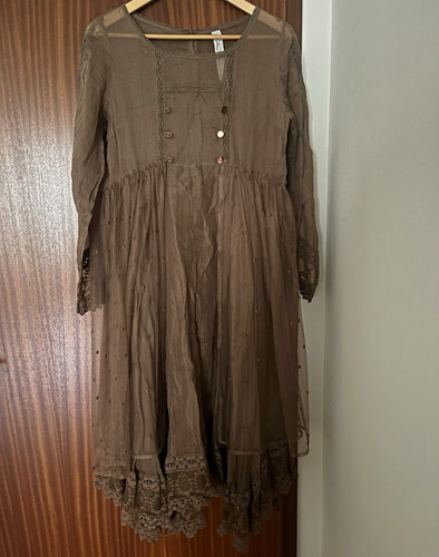 Ewa walla 55731 dress brown - i,