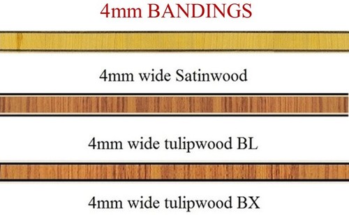 4mm wide wood - , banding