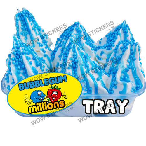 Ice cream van sticker - cream,