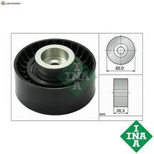 POWER GUIDE PULLEY V-RIBBED BELT 532 0470 10 FOR FORD AUSTRALIA TRANSIT 2.2L