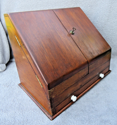 Edwardian writing desk - edwardian,
