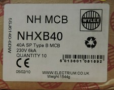 10 x Wylex NHXB40 Miniature