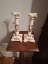 Coalport Bone China candle sticks
