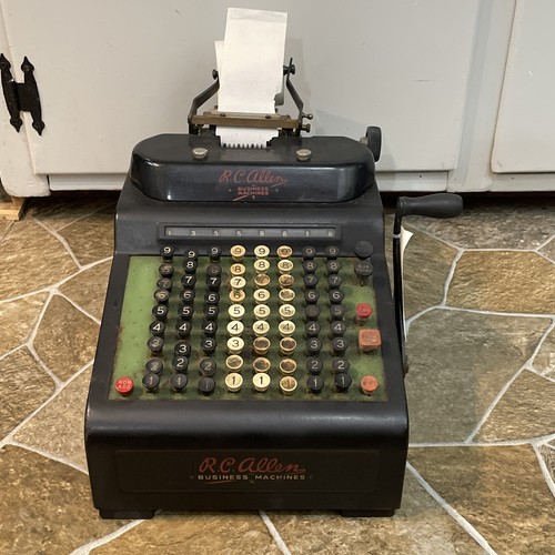 Vintage allen adding - vintage,