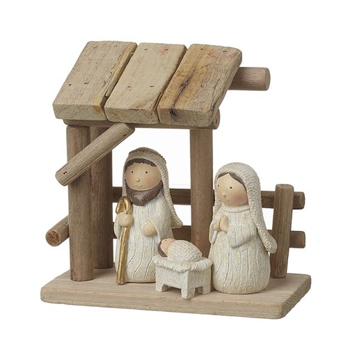 Natural wood and resin - and,