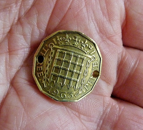 Walking stick badge portcullis - walking,